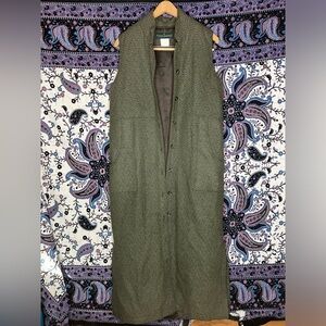 Harve Bernard VTG wool trench vest dress